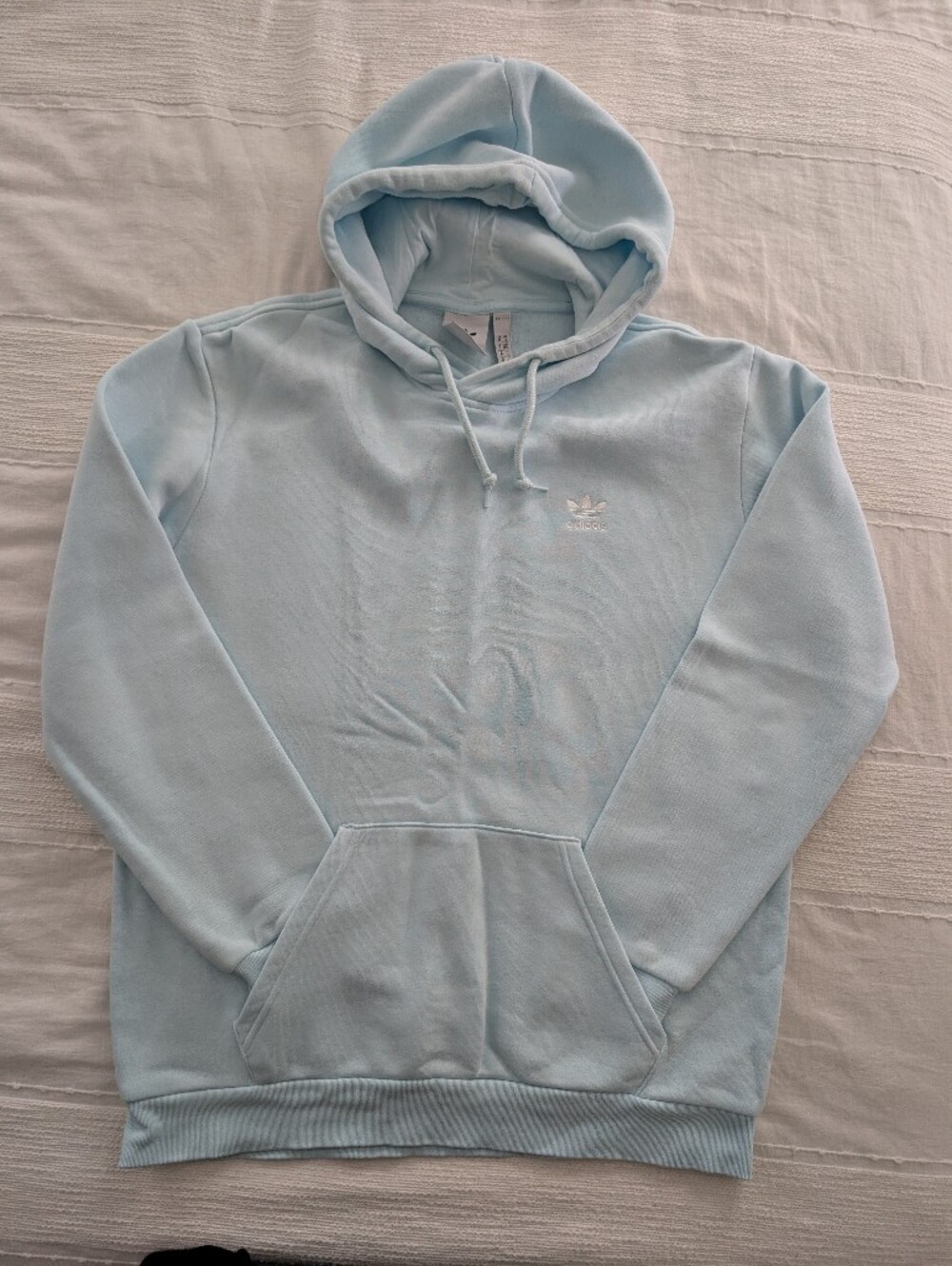 Adidas Originals Men's Light Blue Hoodie